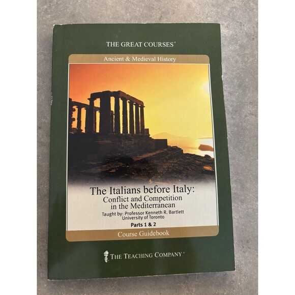 The Great Courses- The Italians Before Italy ~  Parts 1&2 Guidebook ONLY - Picture 1 of 3